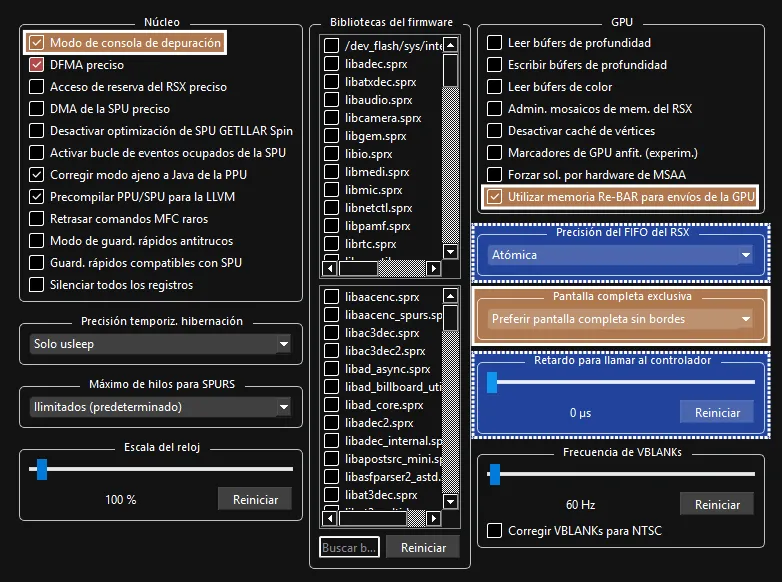 La configuración personalizada de Sistema de Rock Band 3.