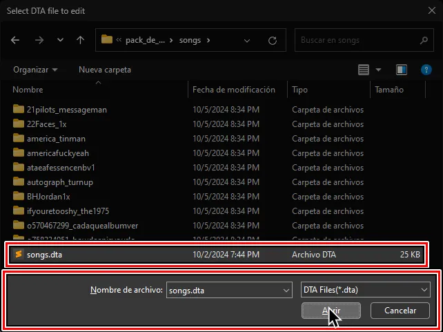 Un explorador de archivos. 'dev_hdd0' esta elegido y el cursor esta sobre 'Open'.