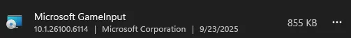Microsoft GameInput, being evil and being installed without the user's consent.