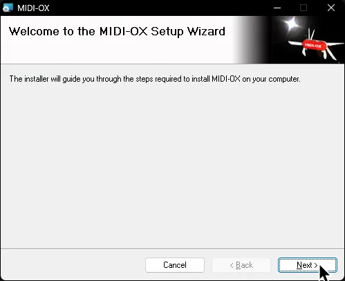 MIDI-OX's installer.