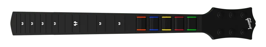 The 'OG' neck for CRKD guitars. There are no solo buttons and the buttons extrude from the neck.