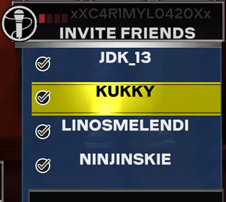 Rock Band 3 with a friend selected.