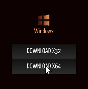 SWS/S&M Extension's download page, cropped to show the download button for Windows. The cursor is over the 'Download x64'  button in the Windows section.